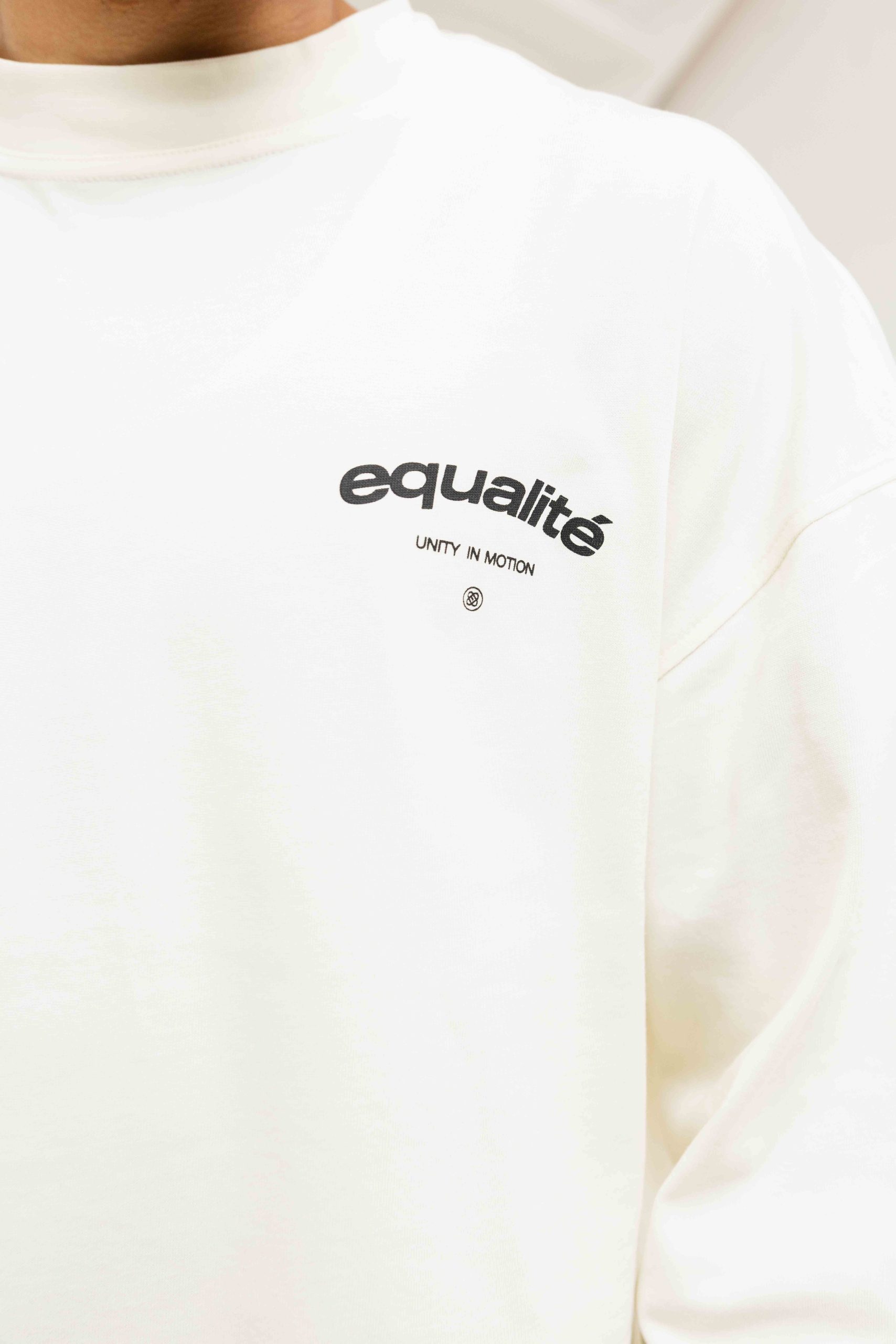 Equalité Stay Equal Longsleeve T-Shirt Heren Gebroken Wit