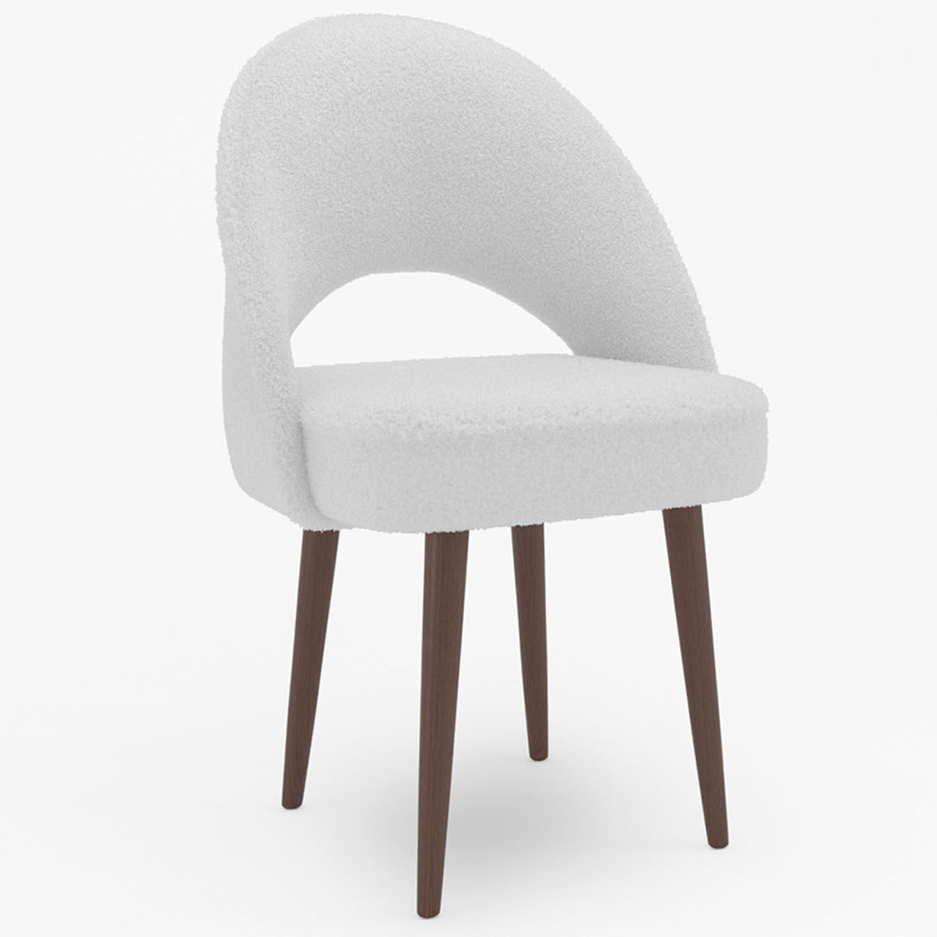 Potiron Chaise Saori blanche - 52x53x86.5 cm