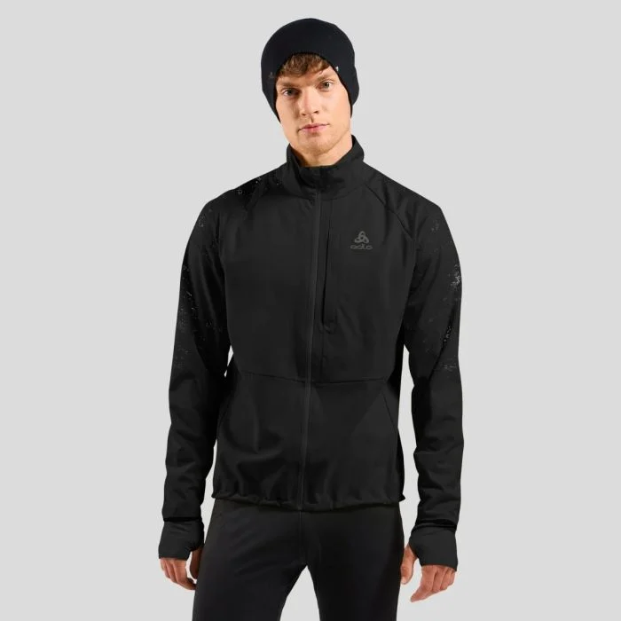 Odlo Herre Jakker Zeroweight Warm Pro Reflective Jacket Sort