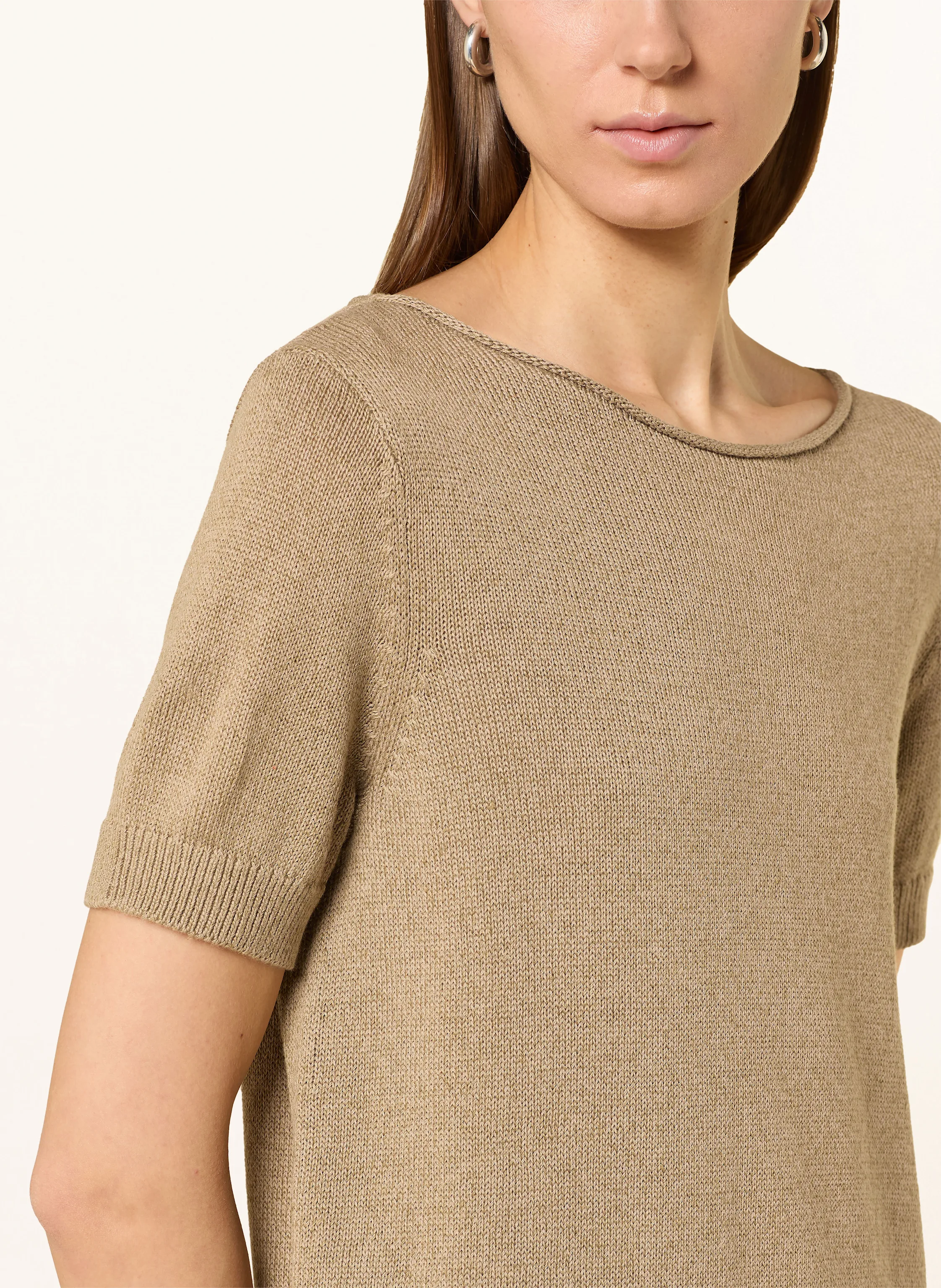 Marc O'Polo Strickkleid mit Leinen