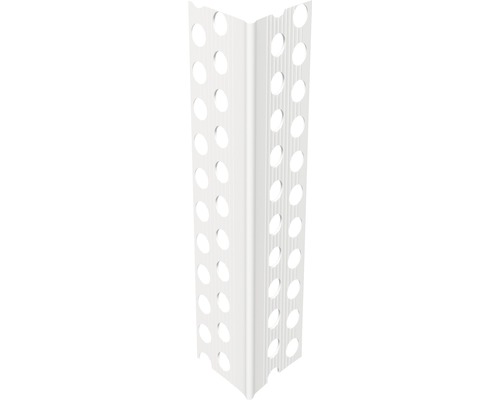 CATNIC PVC hoekbeschermingsprofiel voor 1 mm pleisterdikte, voor gipsplaatconstructie, 12,5 mm dik, 2500 x 25 x 25 mm