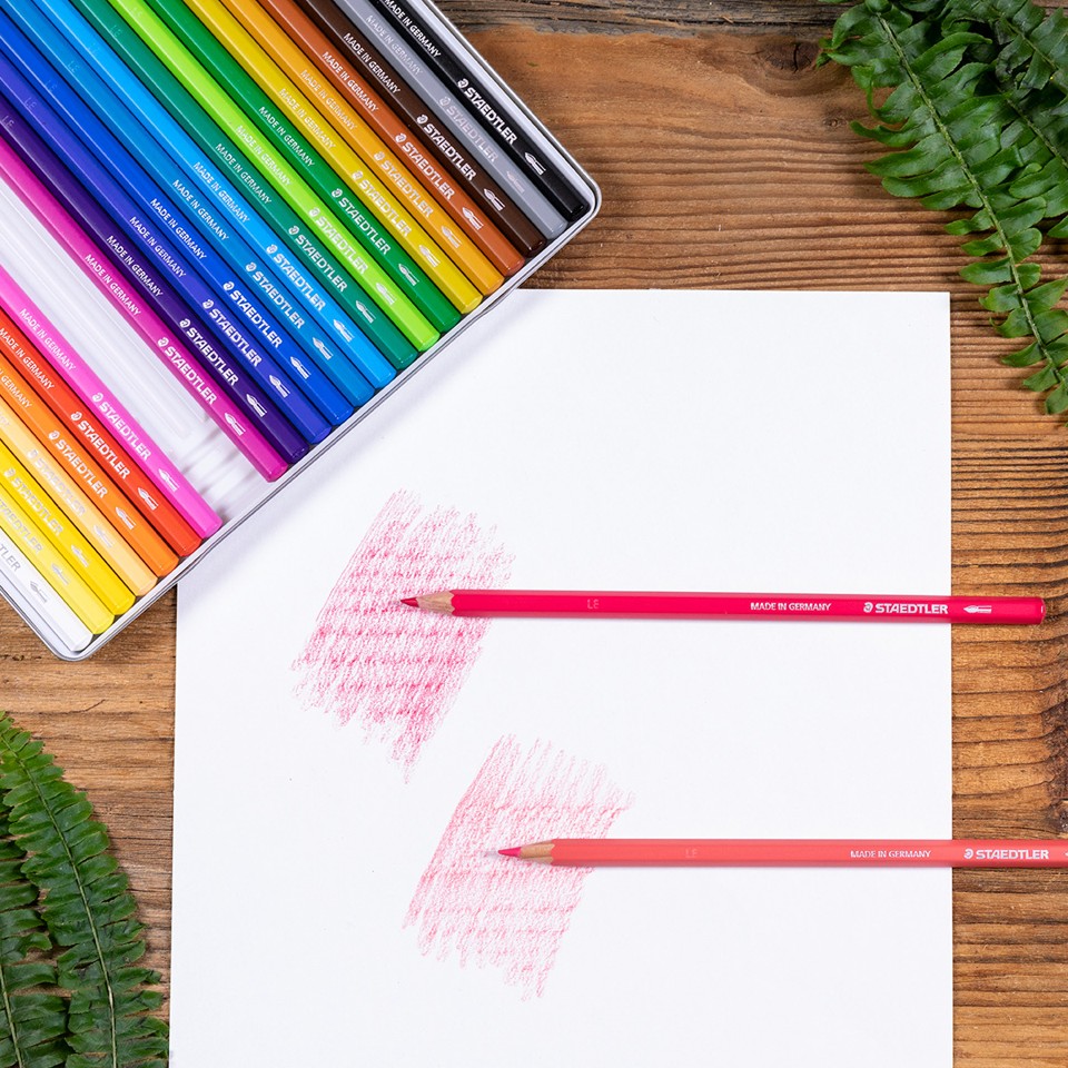 Staedtler - Akvarelfarveblyant, 24 stk