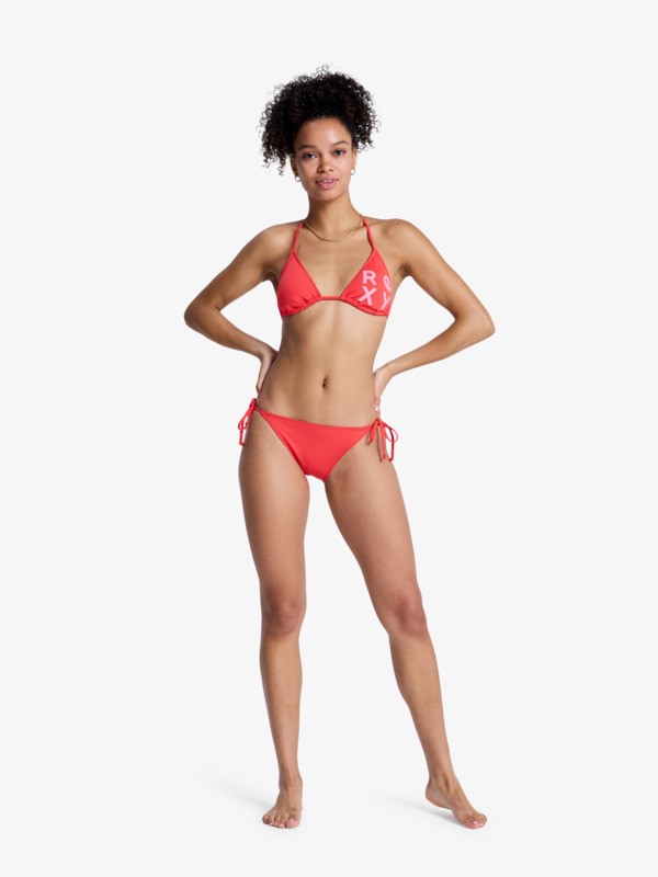 Solid Essentials TS Set Ensemble de bikini Tiki Tri deux pièces Rouge Femme