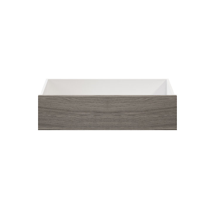 Tiroir intérieur effet chêne grisé GoodHome Atomia H. 17 x L. 71,4 x P. 39 cm