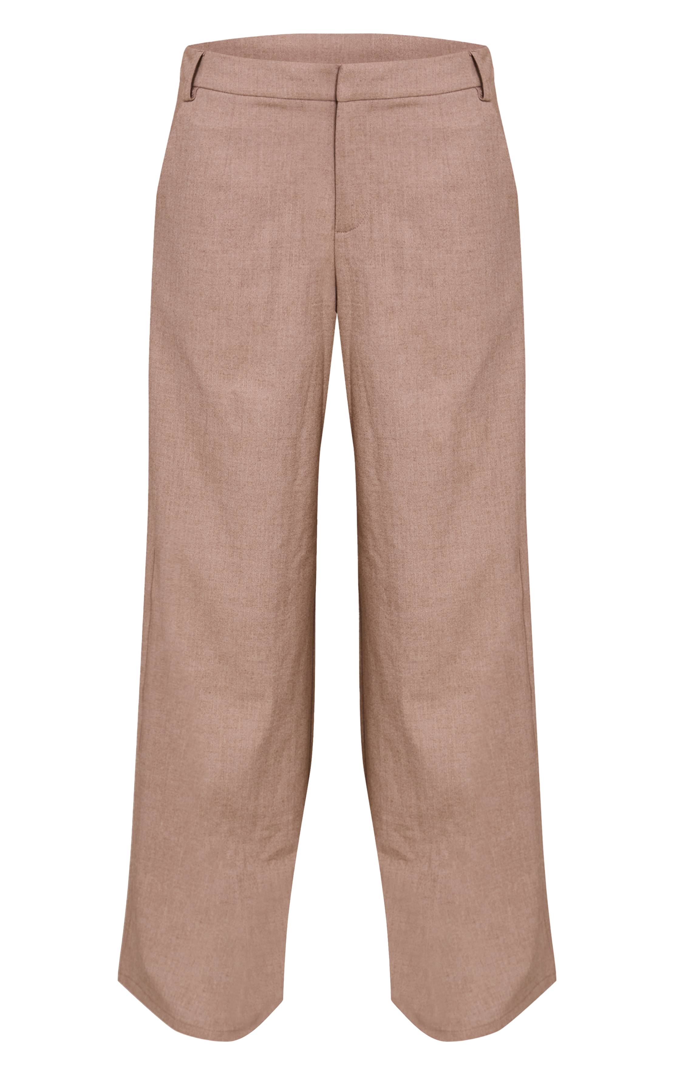 Gris Pierre Pantalon Tailleur Large