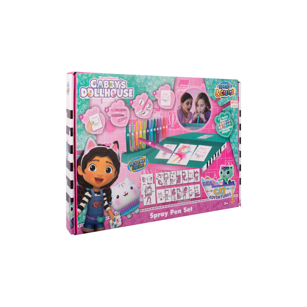 Gabby's Poppenhuis spray pen set deluxe