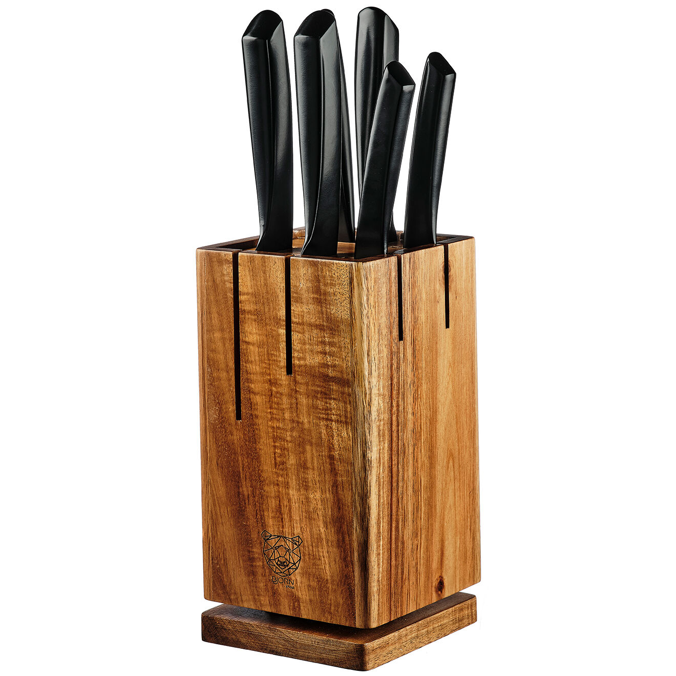 Bjorn Bloc avec couteaux de cuisine Jensen Skagen - 7 pièces