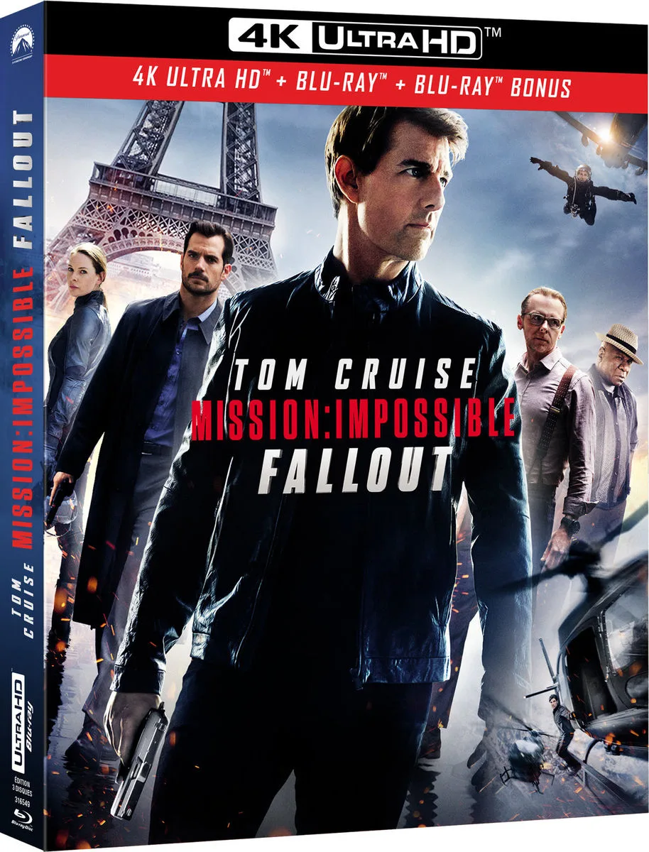 Mission Impossible Fallout (Blu-ray UHD 4K   2 Blu-ray) Disques Blu-ray films