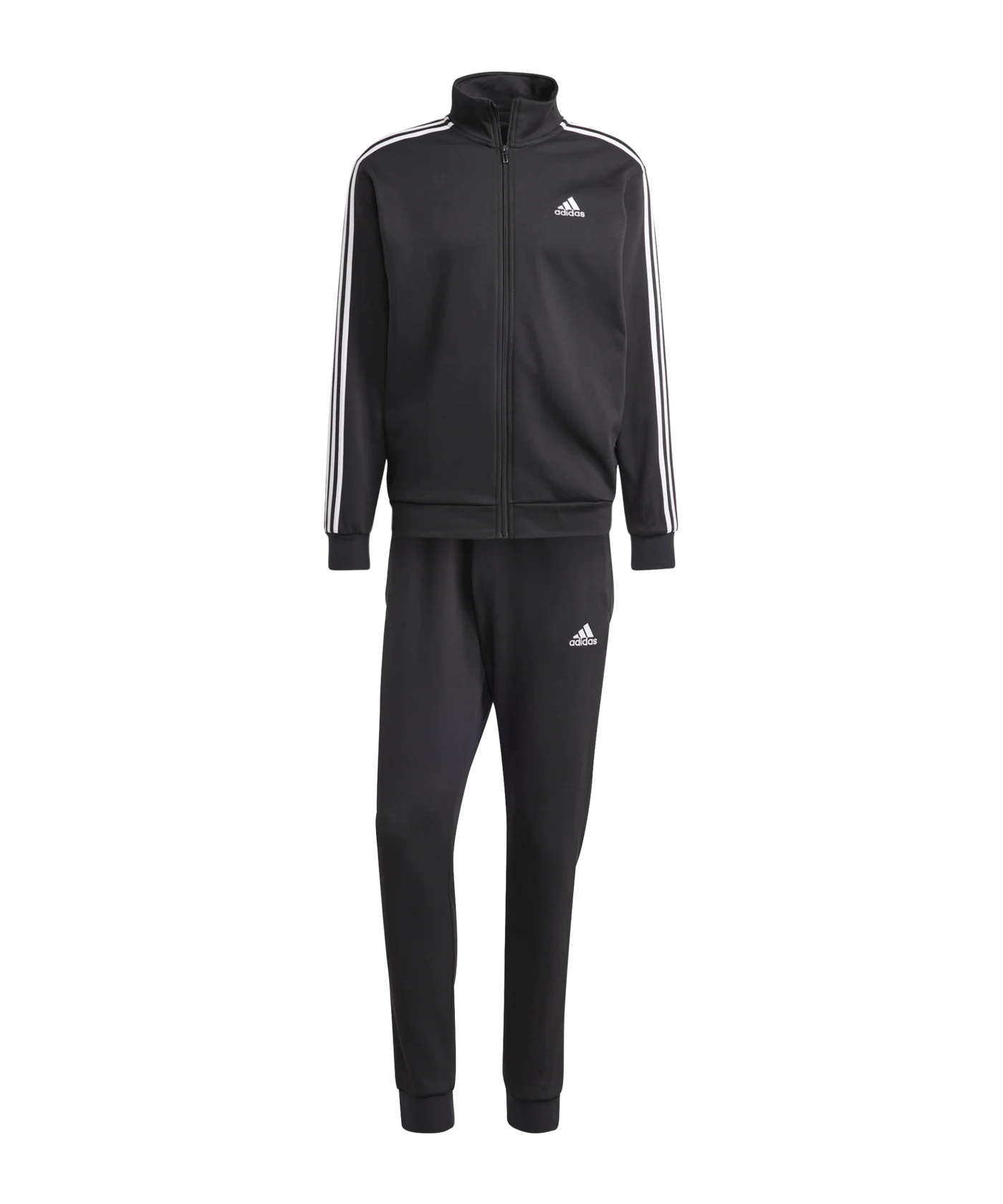 adidas Basic 3S Trainingsanzug Schwarz