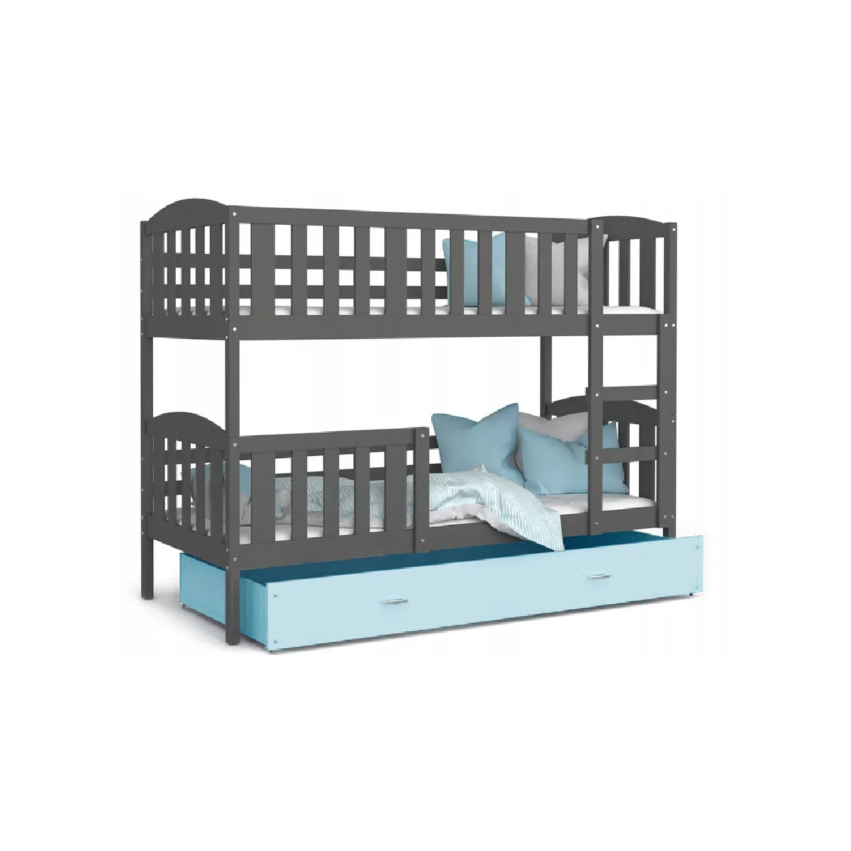 Kids Literie Lit TEO 3 Places 90x190