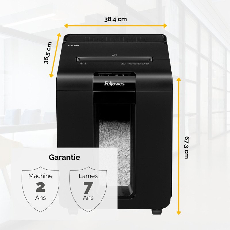 Destructeur Fellowes Automax 100 - coupe micro