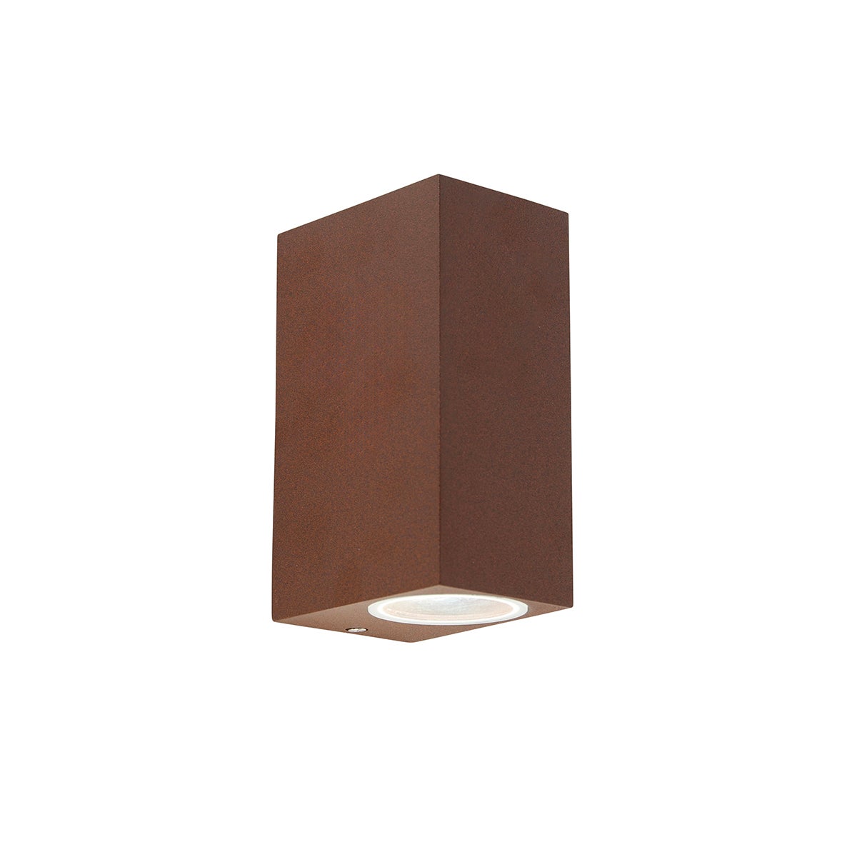Industriële wandlamp, roestbruin, 2-lichts, IP44 - Baleno
