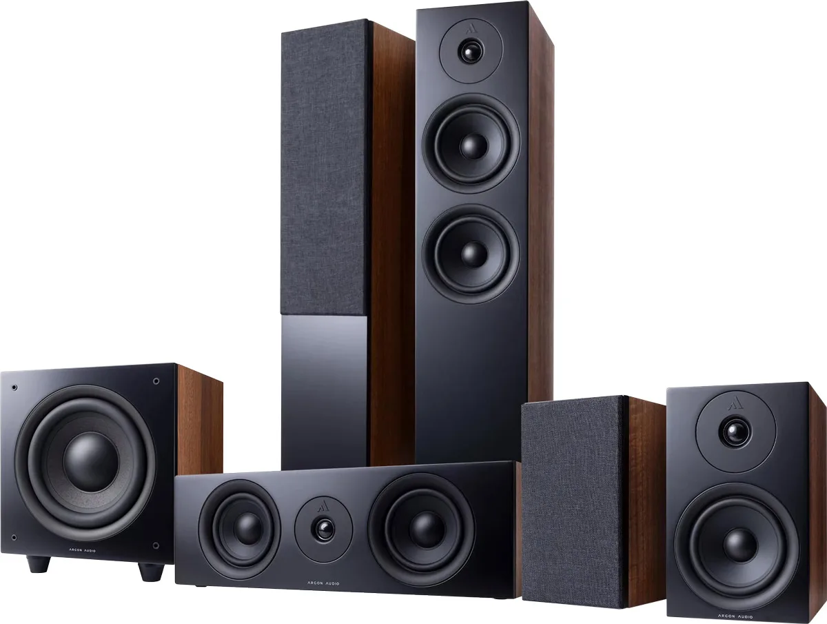 Argon Audio Forus 55 5.1 Noyer Packs enceintes grand spectacle