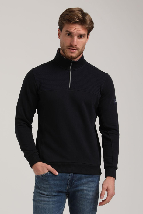 Gabbiano blauwe heren sweater