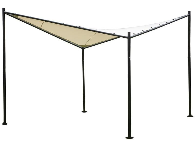 Creative Living Pavillon Odonata, Anthrazit / Sand Pavillon mit UV Schutz