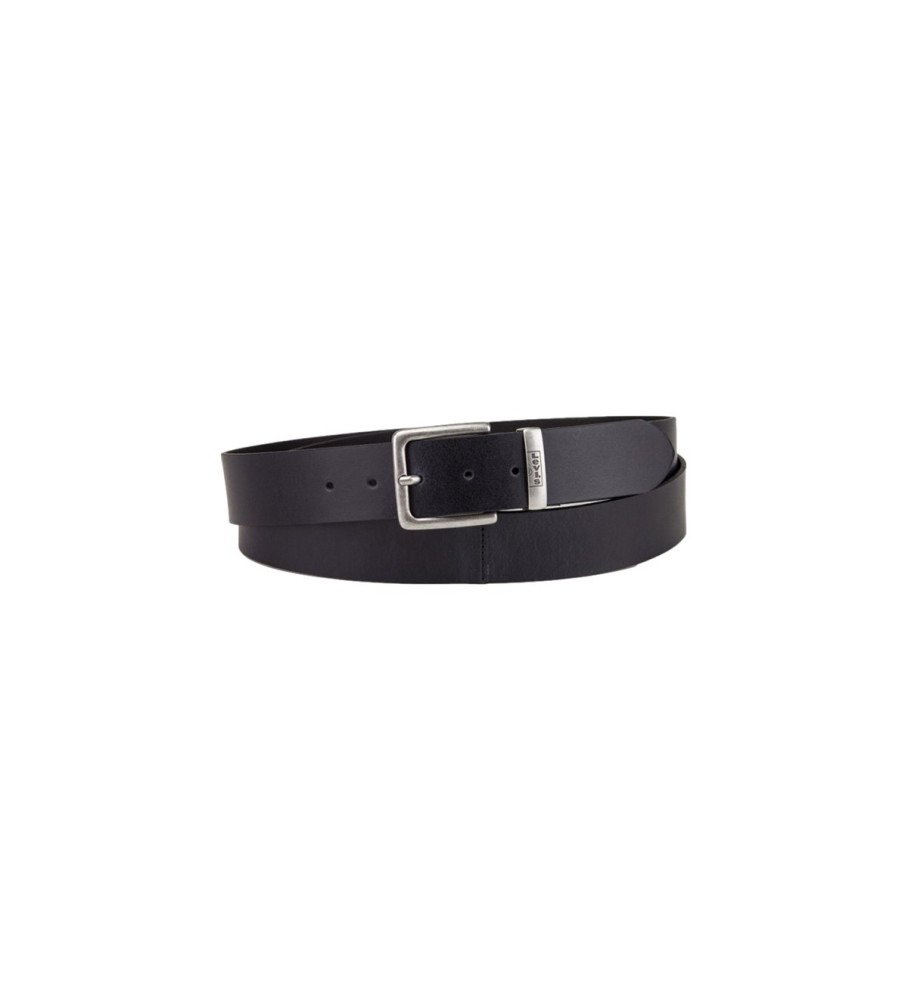 Cinto de couro Levi's New Albert Plus preto