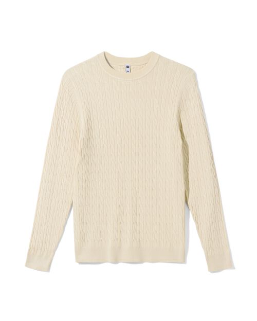 pull maillé Louisa pour femmes  blanc cassé