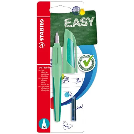 Ergonomischer Schulfüller STABILO® EASYbuddy® Pastel, M, Hauch von Minzgrün