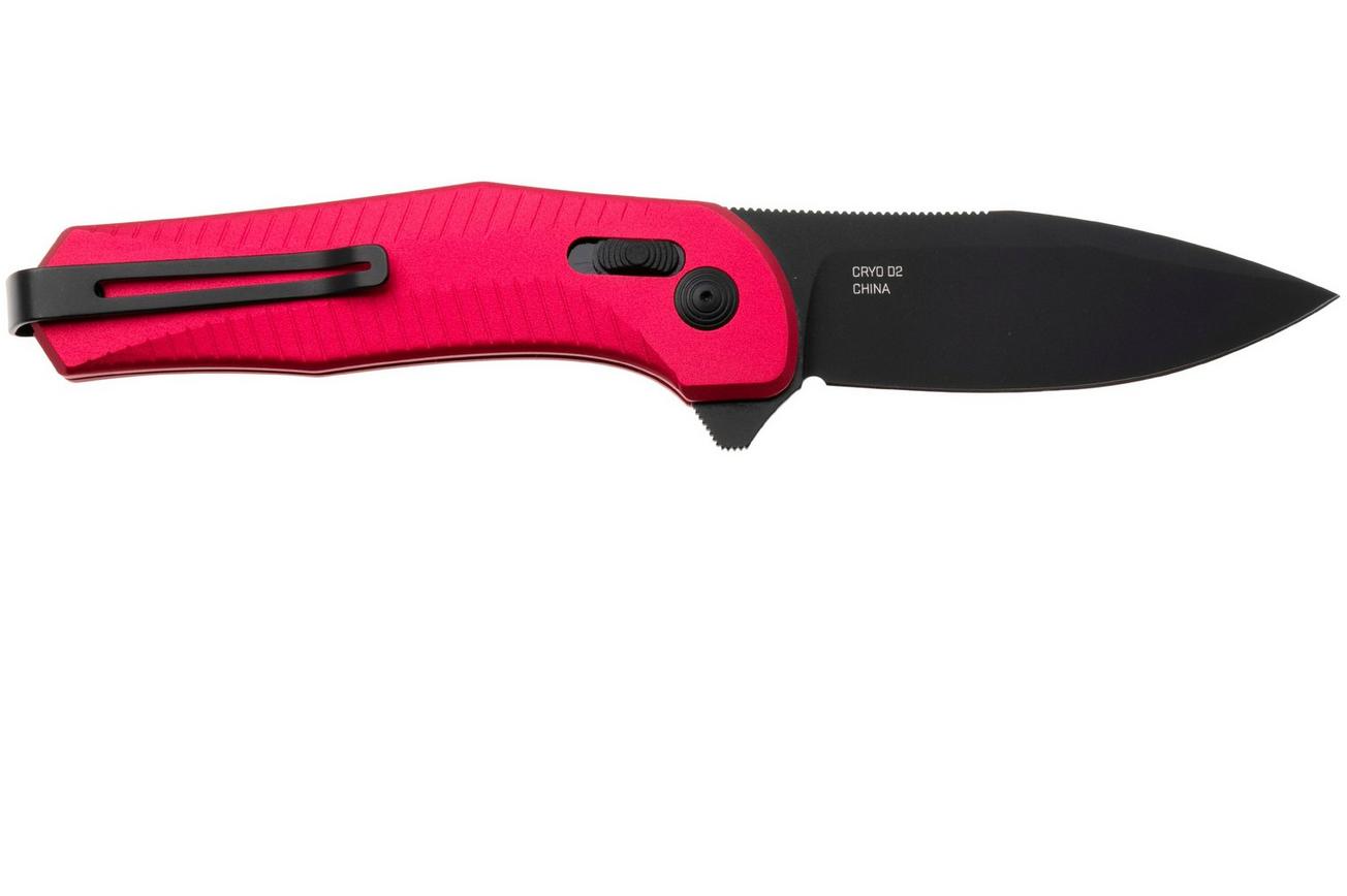 SOG Diverge XR 12-02-06-43 Drop Point, Dark Red   Black, zakmes