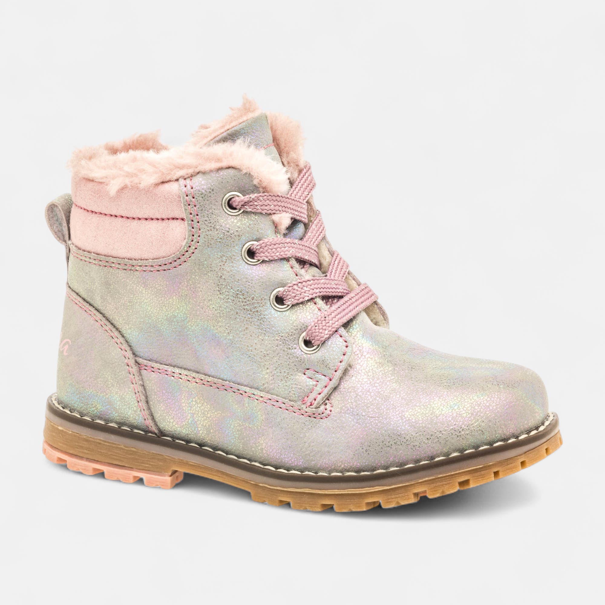 Boots Fille argent
