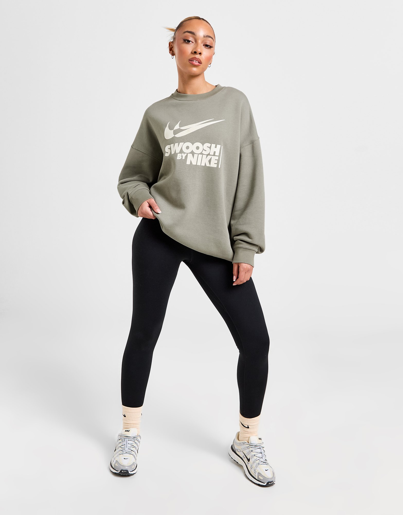 Nike Sweat Oversized Swoosh Femme