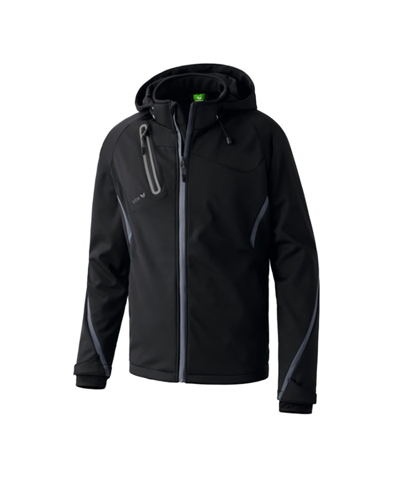 Erima Softshell Jacke Active Wear Function Schwarz