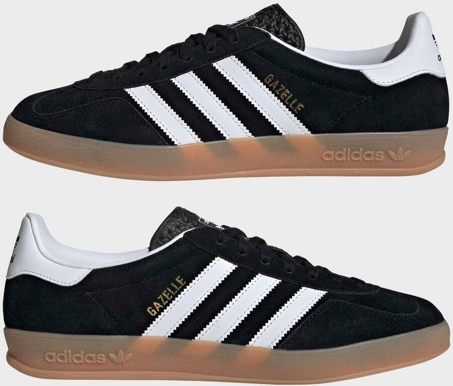Adidas Originals Gazelle Indoor Core Black Cloud White Core Black- Core Black Cloud White Core Black