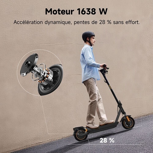 Trottinette électrique Navee GT5 Max 700 W Noir