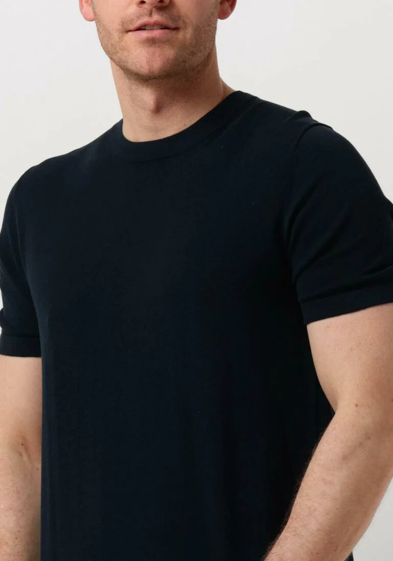 DRYKORN donkerblauwe drykorn t-shirt valentin