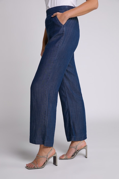 Lyocell-Hose, Jeansoptik, gerades Bein, Komfortbund