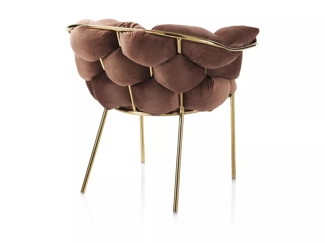 Set de 2 Fauteuils LUCY rose