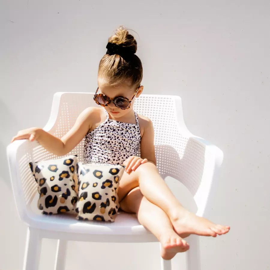 Swim Essentials Schwimmflügel Panther Beige (0-2 Jahre)