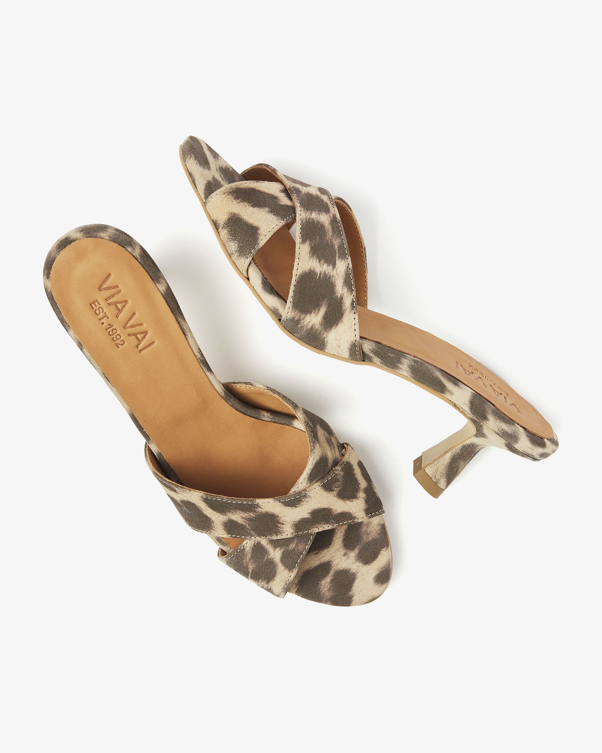 VIA VAI luipaardprint sandalen Lily Celia