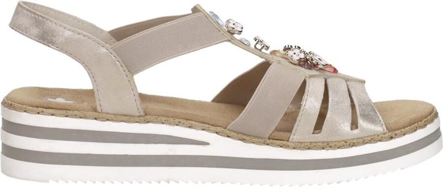 Rieker Sandaal V0245-60 Beige