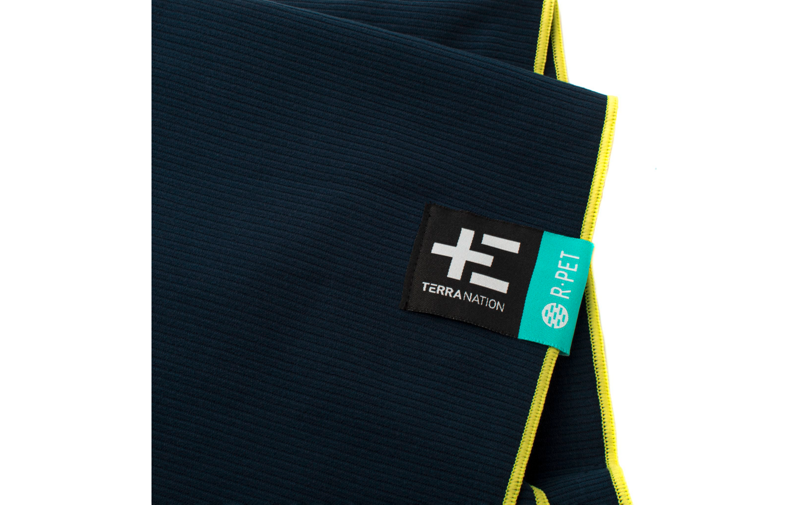 Terra Nation Strandtuch rPet Blau/Lime
