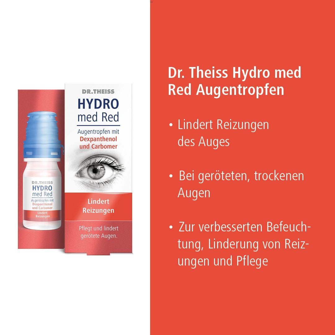 DR. THEISS Hydro med Red Augentropfen