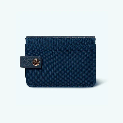 Porte-cartes Panthéon bleu marine