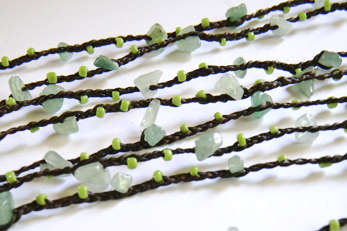 Armband 'Jade', grün, braun günstig bestellen