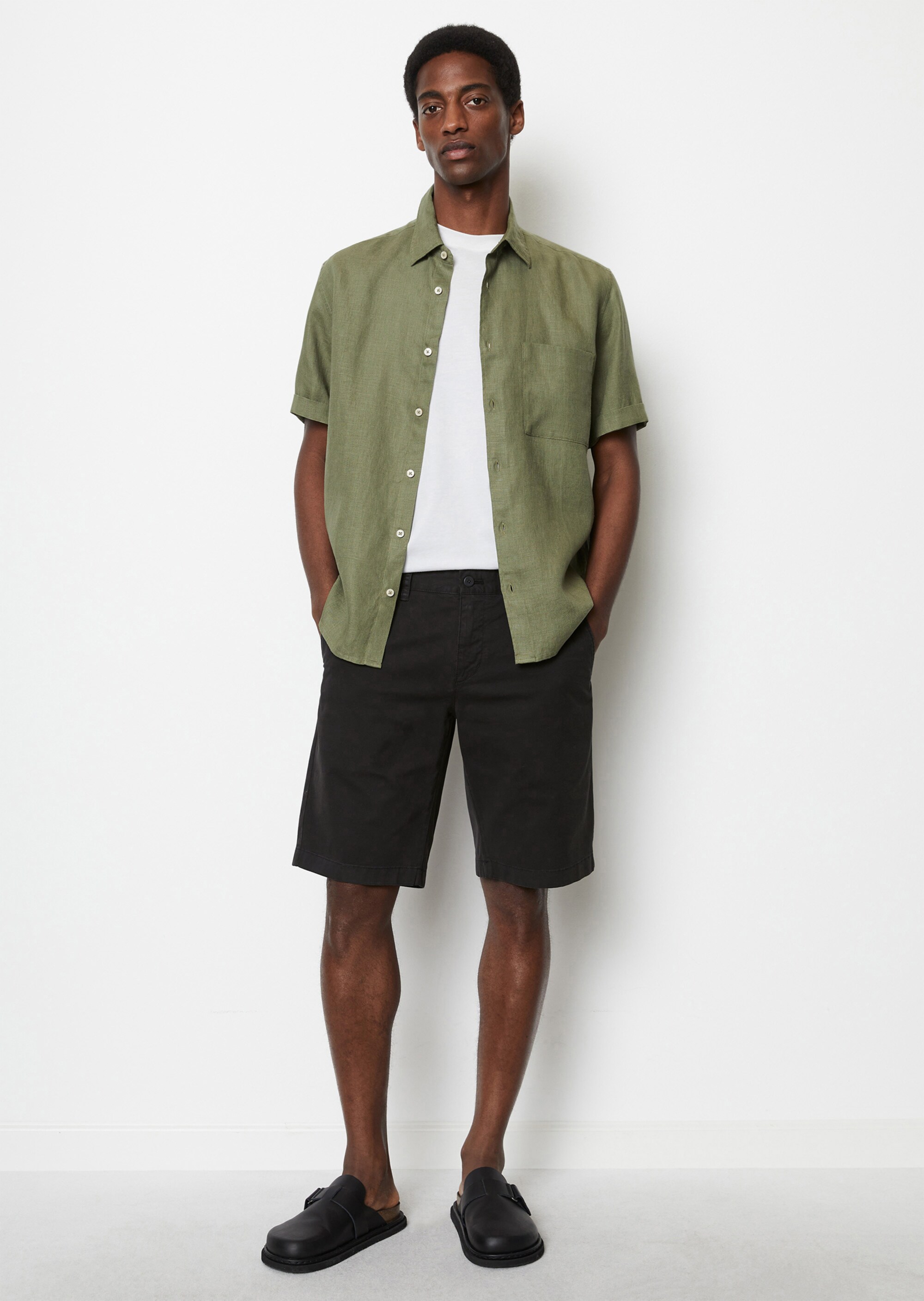 Shorts Modell RESO regular aus Bio-Baumwoll-Mix