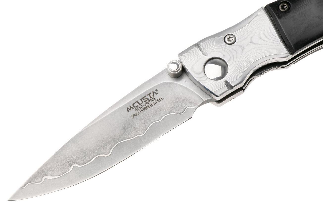 Mcusta MC-146G Shinra Mixture Bamboo, black pakkawood, herenmes