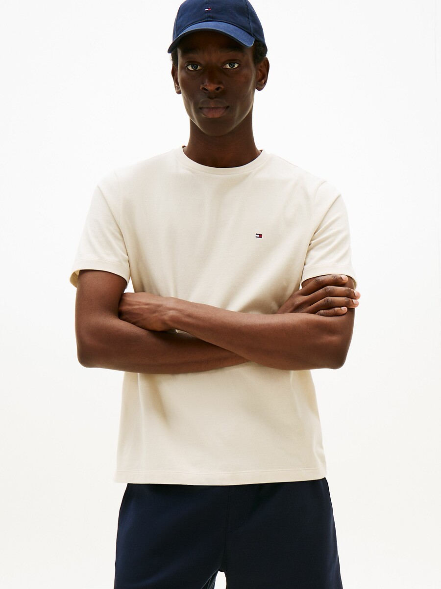 TOMMY HILFIGER<br>Camiseta grossa e reta