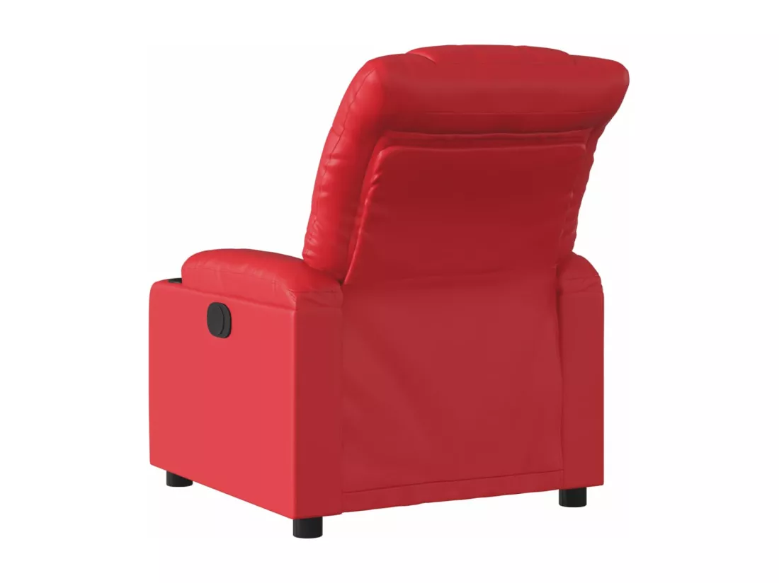 Fauteuil inclinable Rouge Similicuir