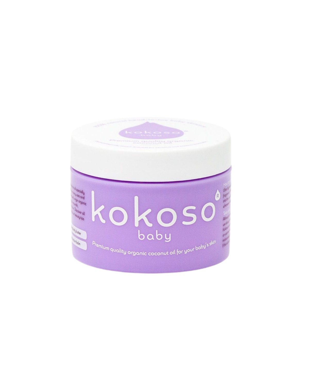 Kokosolje, Baby 0år+ – Økologisk, 100% Naturlig | Baby Organic Coconut Oil
