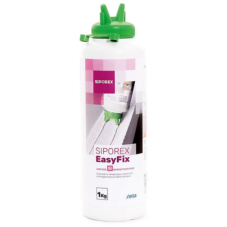 Colle prêt à l'emploi Siporex Easyfix bouteille 1kg