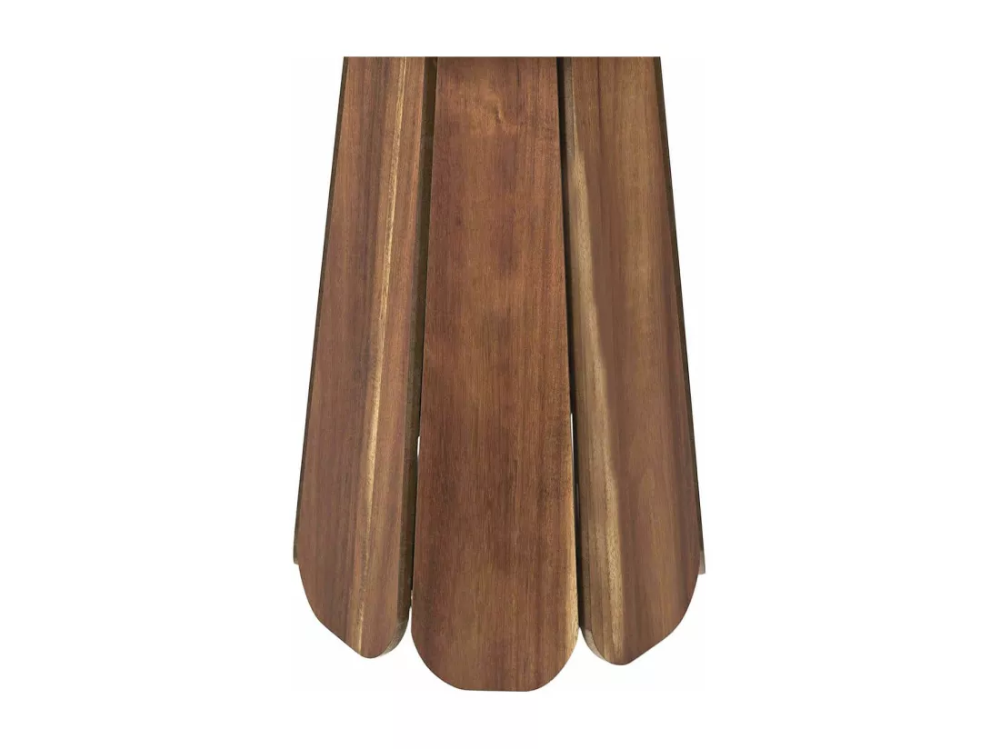LYLIAN - Bout de Canapé en MDF Plaquage Acacia
