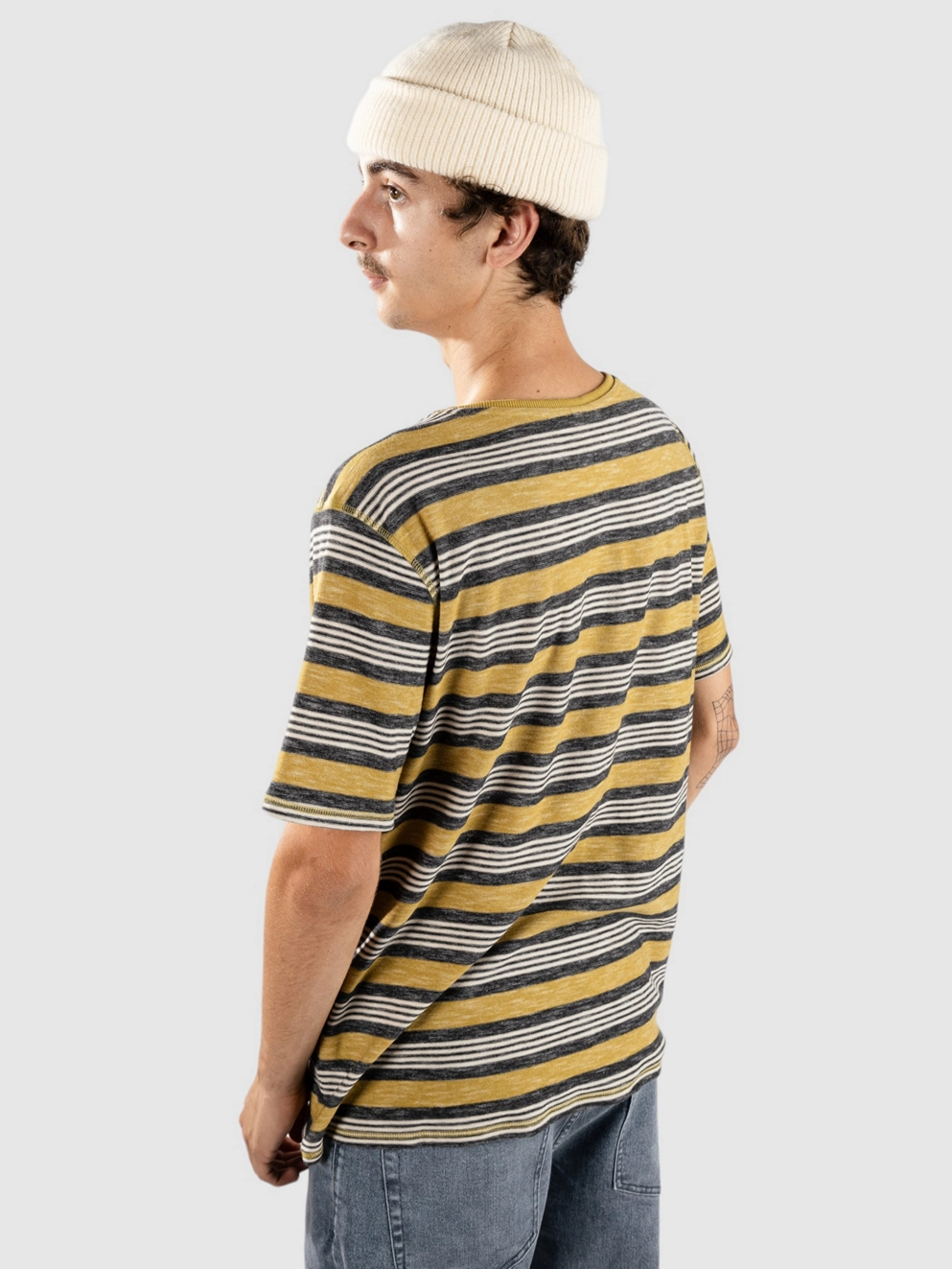 Kazane Olly T-Shirt ecru ol caviar feathr gr