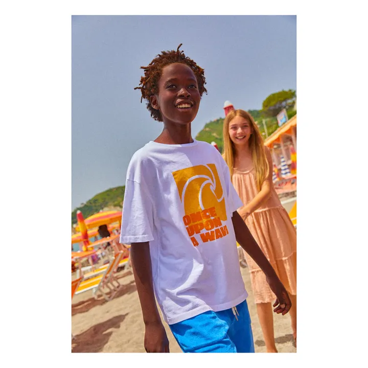 Hundred Pieces T-shirt Manches Courte Coton Bio | Blanc