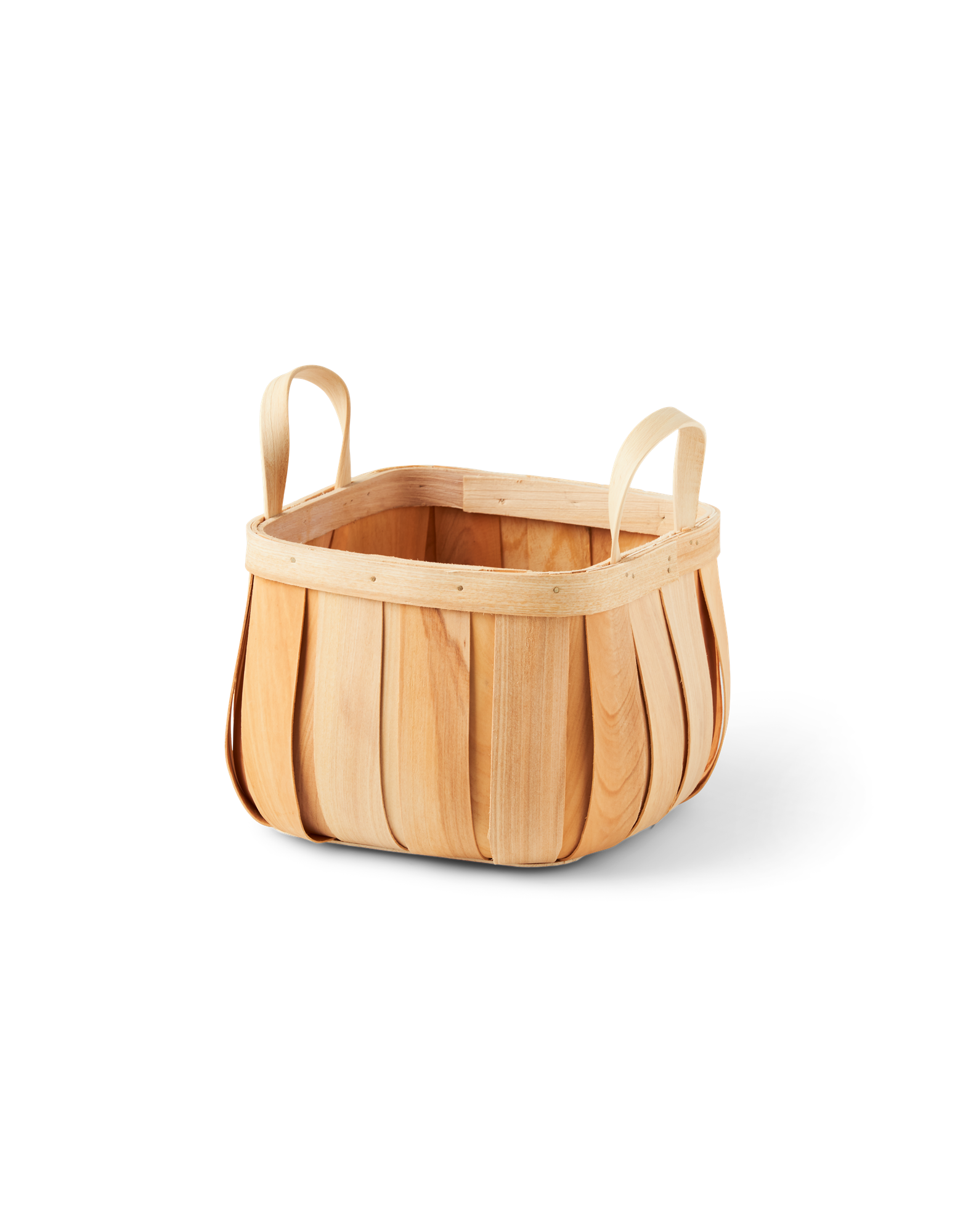 Kurv | Spåntræ. 20 x 20 x 15 cm. | Nature
