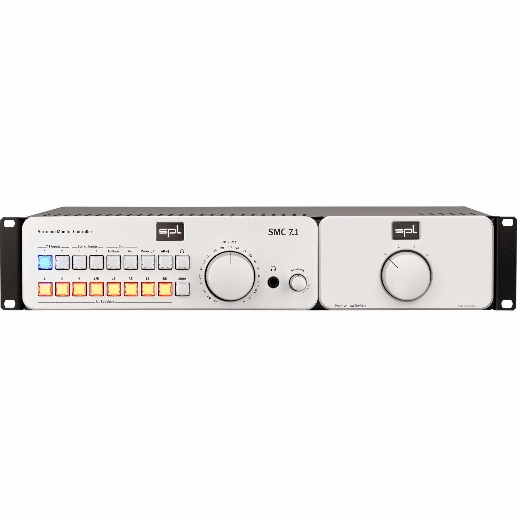 SPL SMC 7.1 Silver + Expansion Rack monitor controller