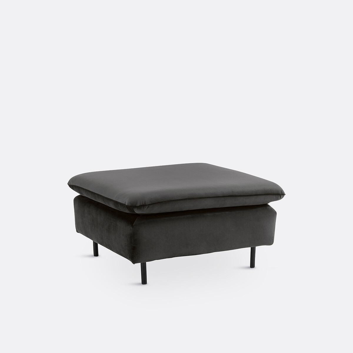 LA REDOUTE INTERIEURS<br>Puff de veludo, Ivete